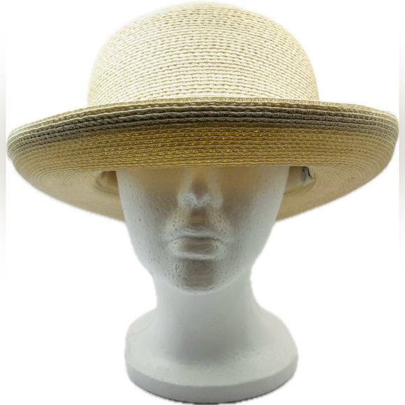 Hard-to-Find Lola Straw Hat with Flowers - Picture 5 of 9